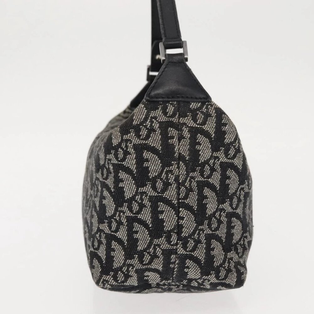 Christian Dior Trotter Canvas Shoulder Bag Black - Picture 4 of 15